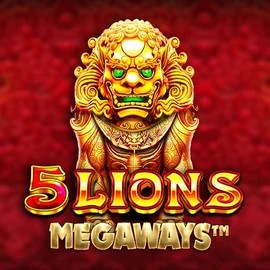 Official Slots logo: 5 Lions Megaways by Pragmatic Play at SpinMaya Casino