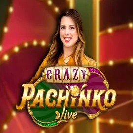 Crazy Pachinko logo by Evolution at SpinMaya Casino