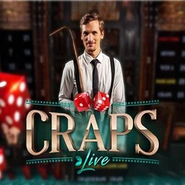 Live Craps logo by Evolution at SpinMaya Casino